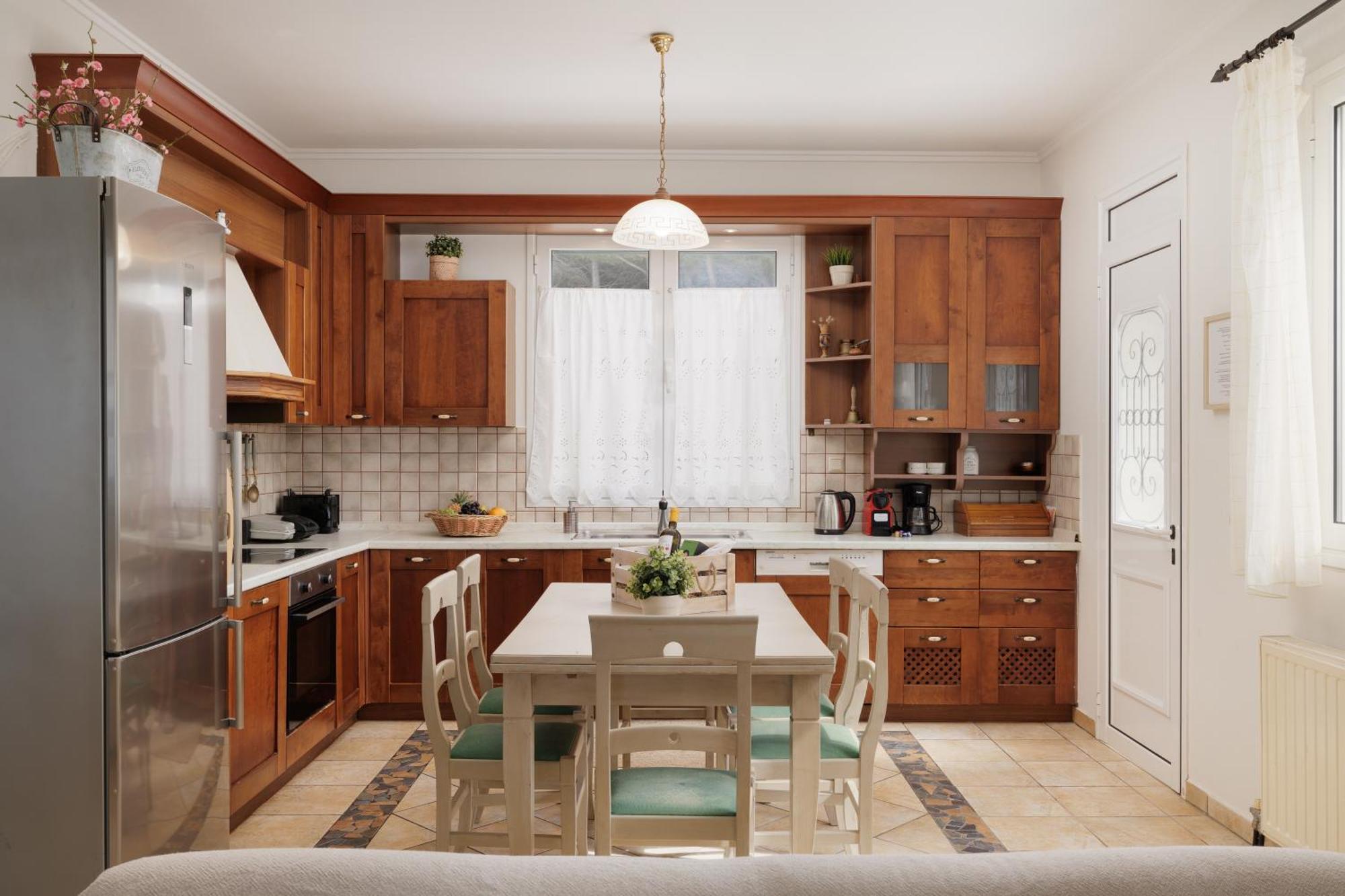 סידריון Beachfront Villa Victoras - With Private Beach מראה חיצוני תמונה