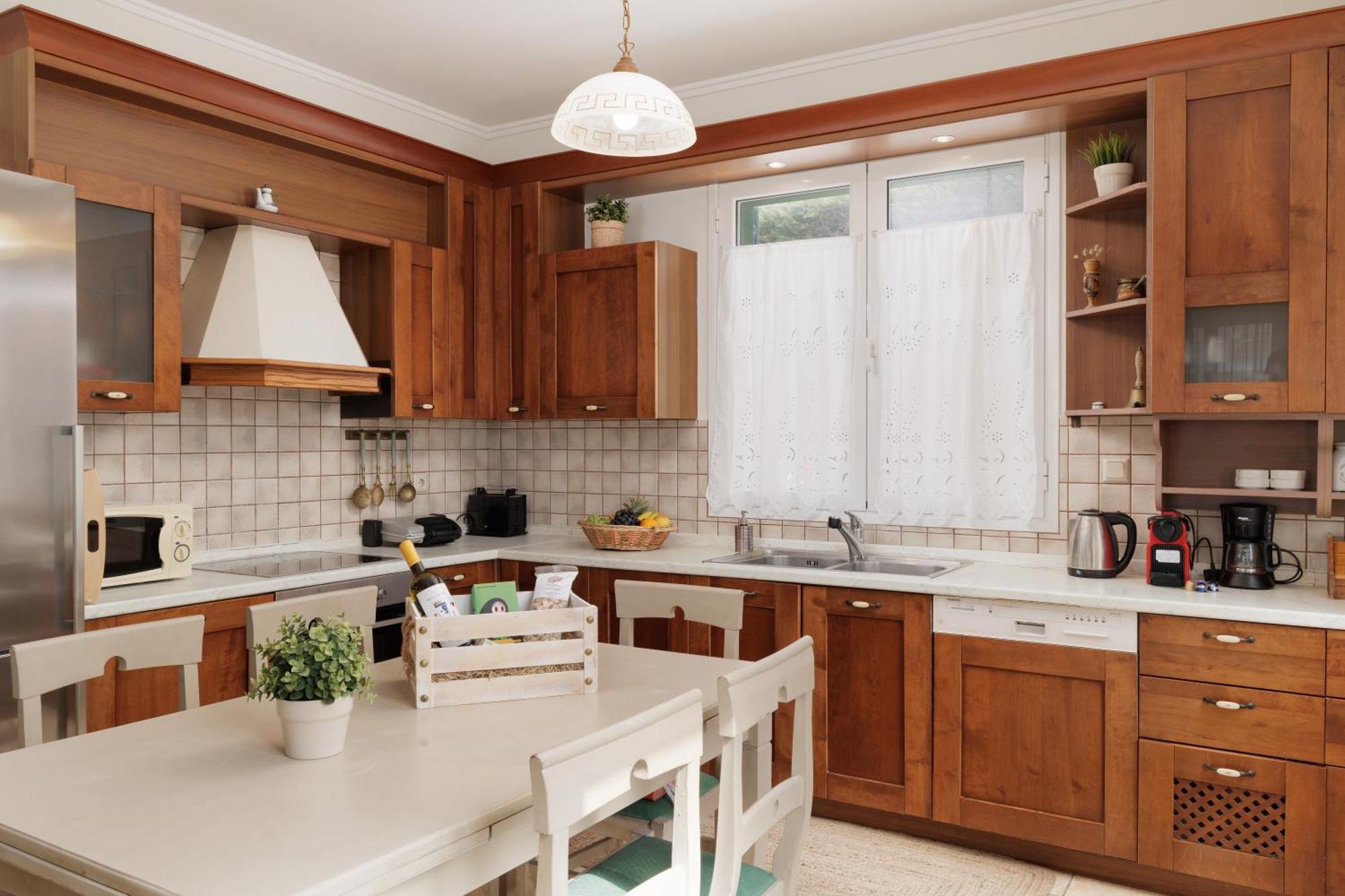 סידריון Beachfront Villa Victoras - With Private Beach מראה חיצוני תמונה